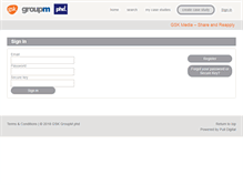 Tablet Screenshot of gskmediashare.com
